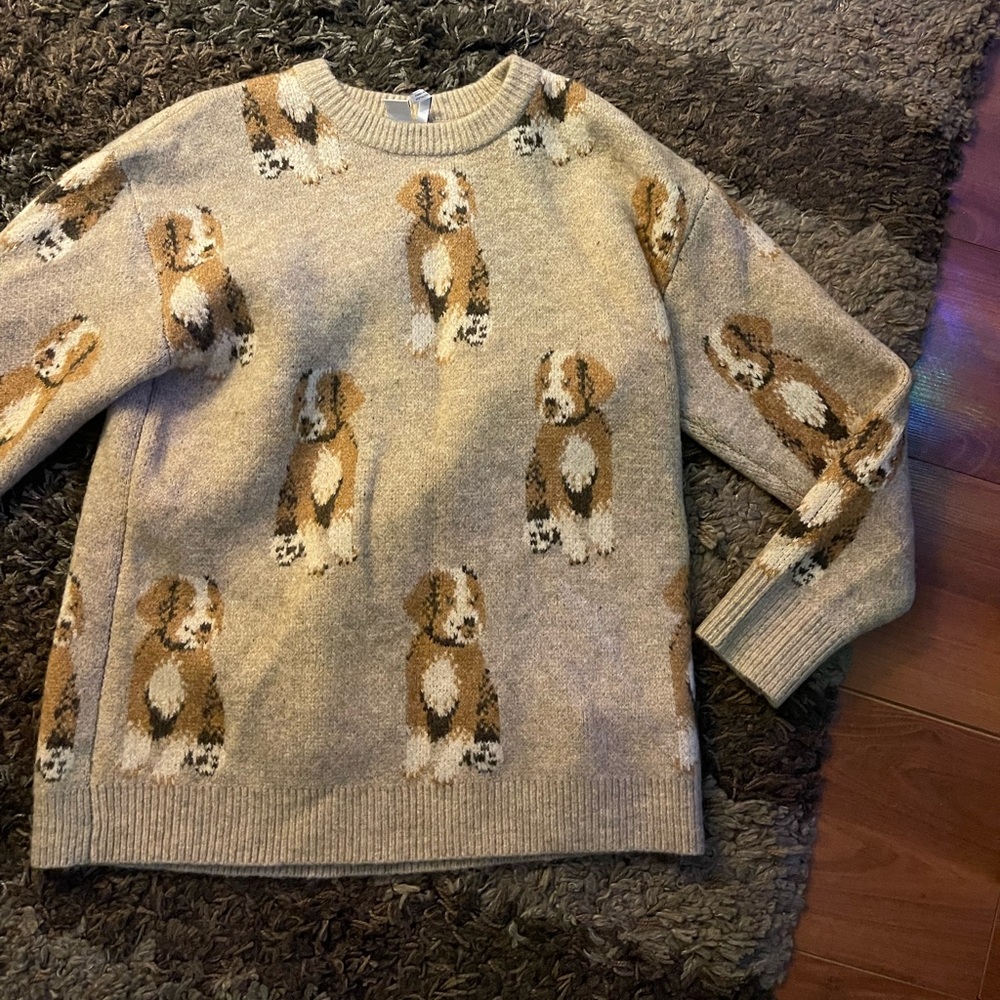 Twik Mosaic Dog Sweater | Like New without Tags